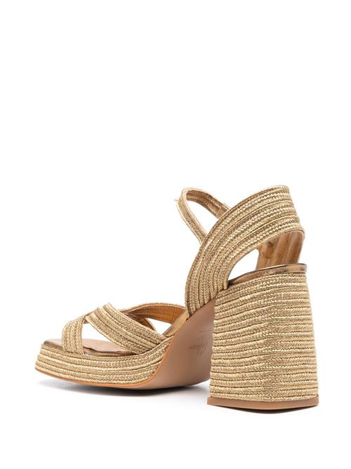 Sandalo donna dorato Castaner | VALLE142 0231163006